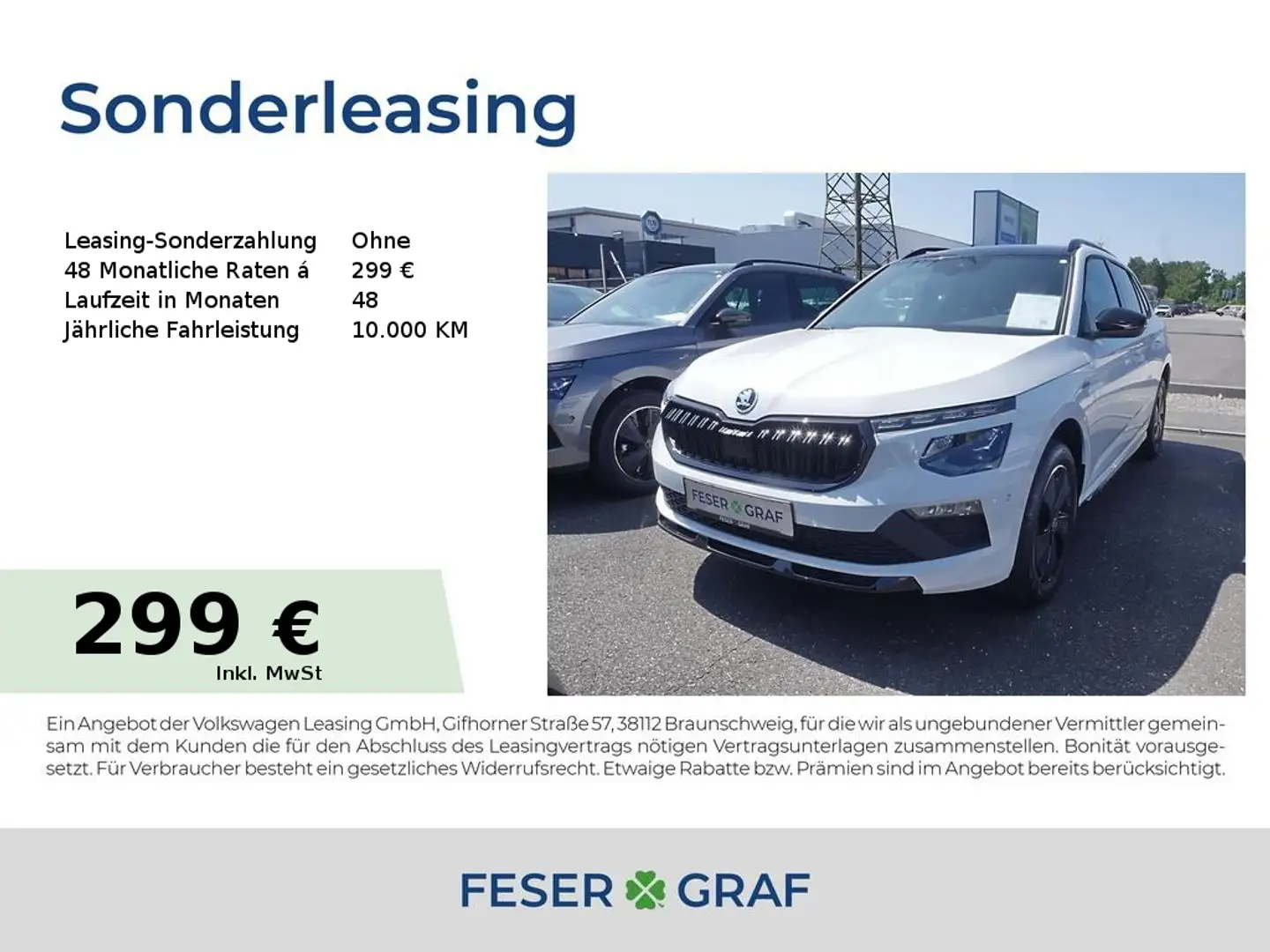 Skoda Kamiq Monte Carlo 1,5 TSI DSG - AHK,NAVI,KAMERA Weiß - 1