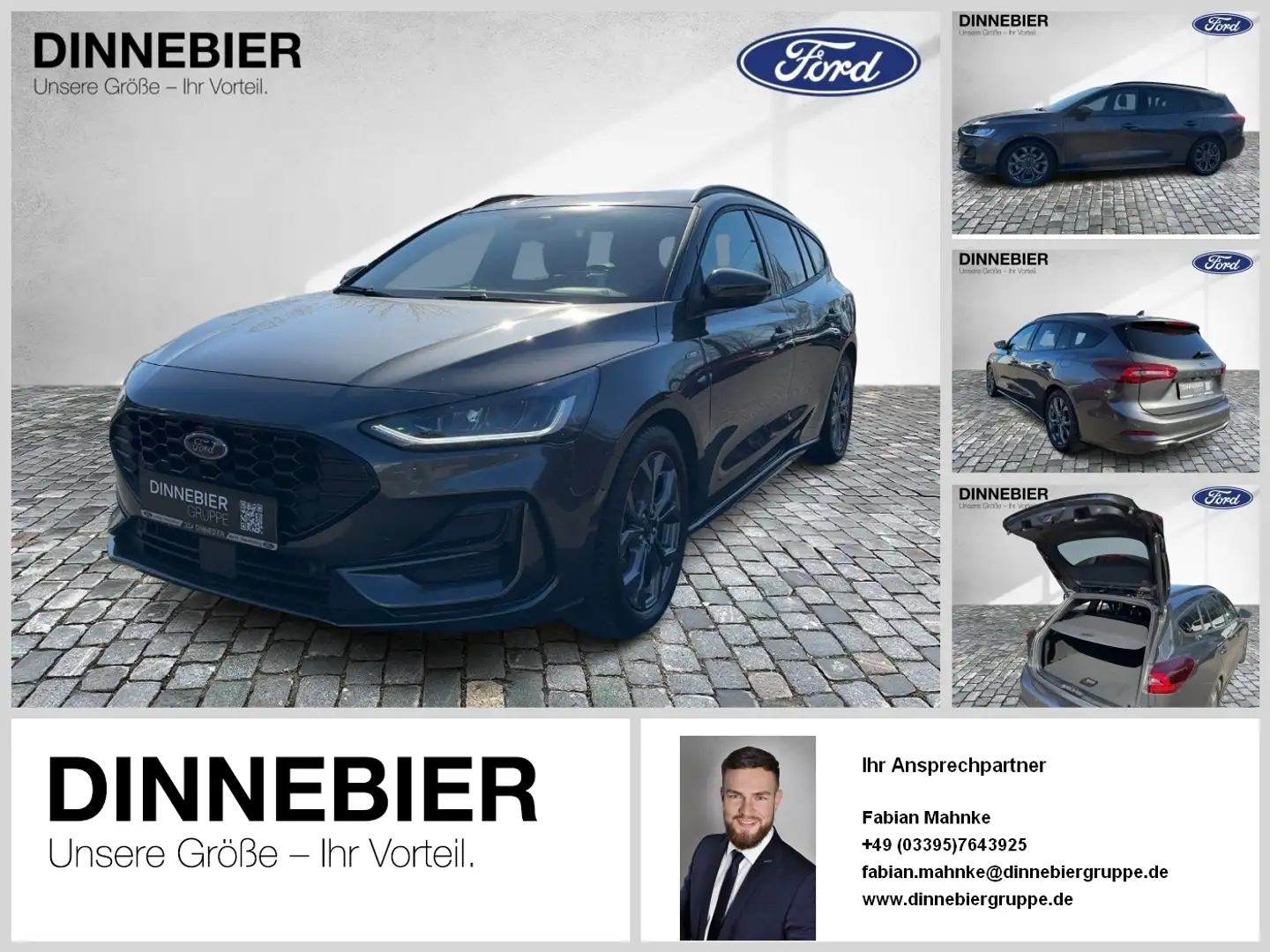 Ford Focus ST-Line X LED+AHK+Kamera+Winterpaket Grau - 1