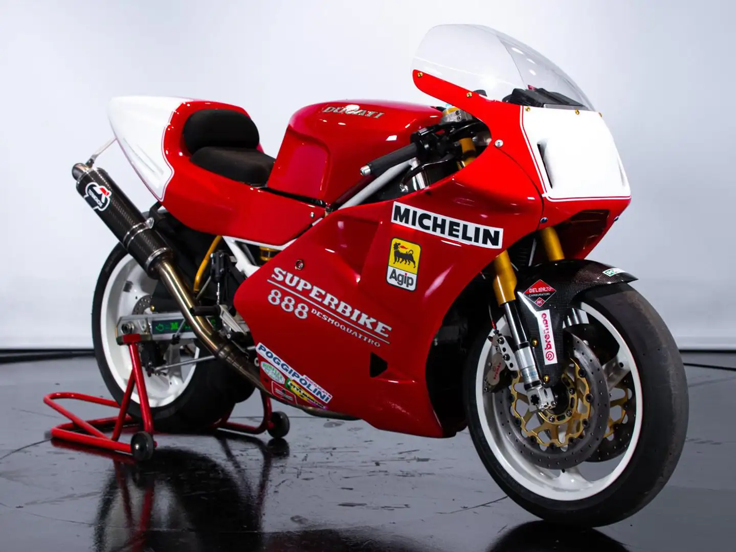 Ducati 888 CORSE WSBK - EX MAURO LUCCHIARI Rojo - 2