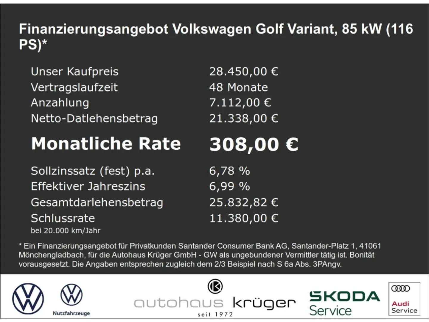 Volkswagen Golf Variant 8 2.0 TDI Move 6-Gang Navi Digitales Cockpit LED Grau - 2