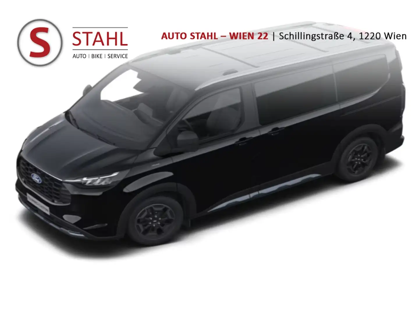 Ford Tourneo Custom Bus 2.5 PHEV 340 L1H1 FWD Active Aut. Schwarz - 1