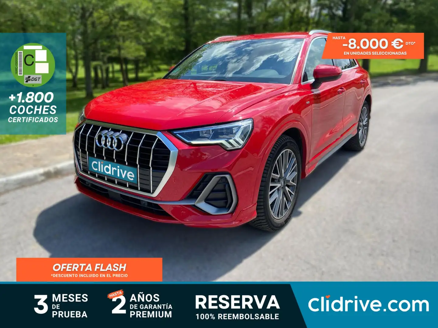 Audi Q3 35 TDI S line S tronic 110kW Rojo - 1