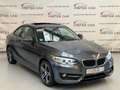 BMW 220 i Coupe Sport Line GSHD/NAVI/LEDER/SPUR/HIFI Gris - thumbnail 4