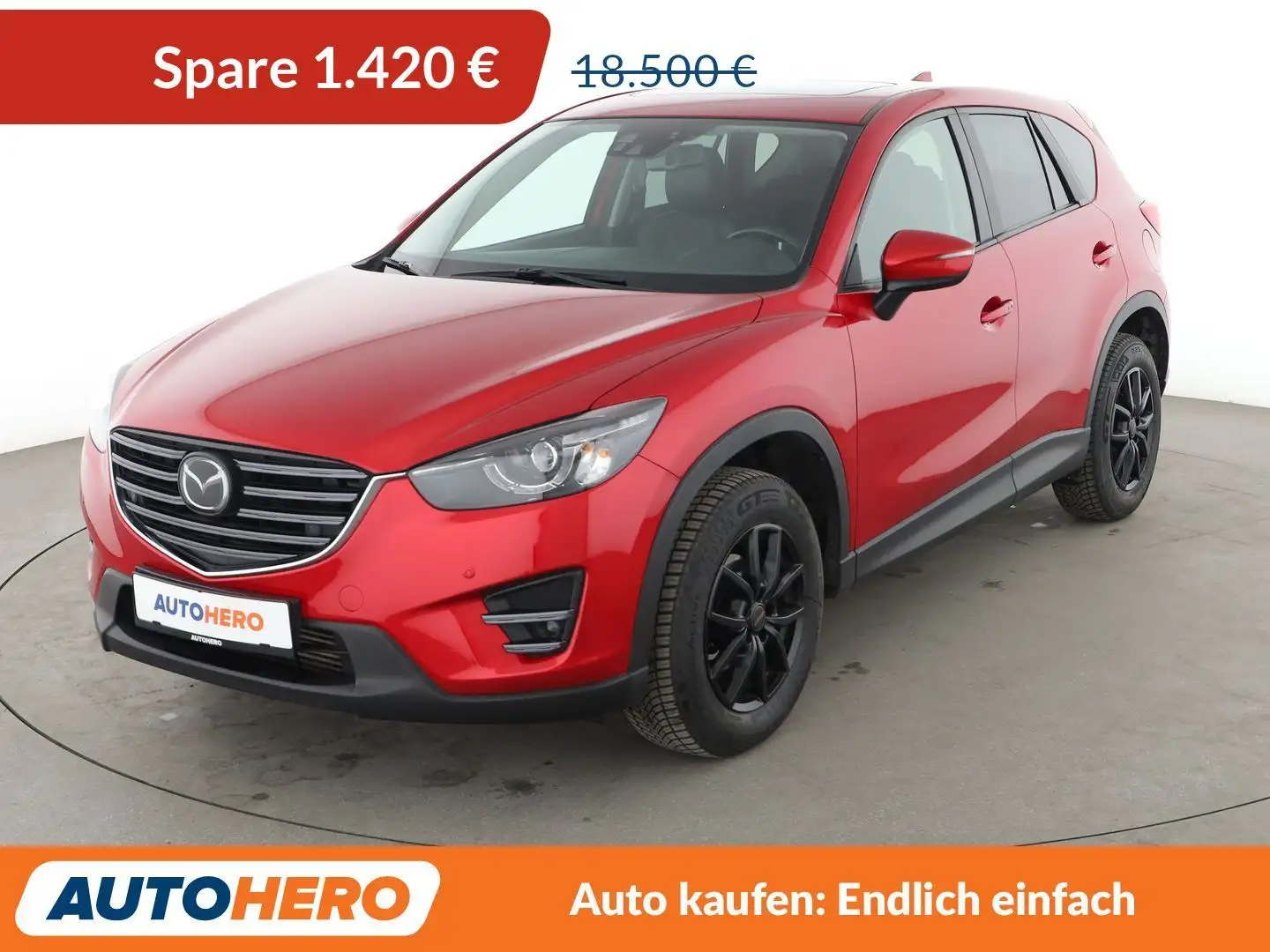 Mazda CX-5 2.2 Turbodiesel Nakama Intense AWD Aut. *LED*BOSE* Rot - 1