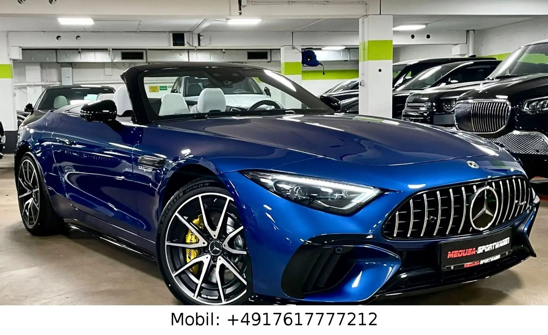 Mercedes-Benz SL 63 AMG SL63 AMG EXCLUSIV CARBON BURMESTER MASSAGE FULL! Modrá - 1