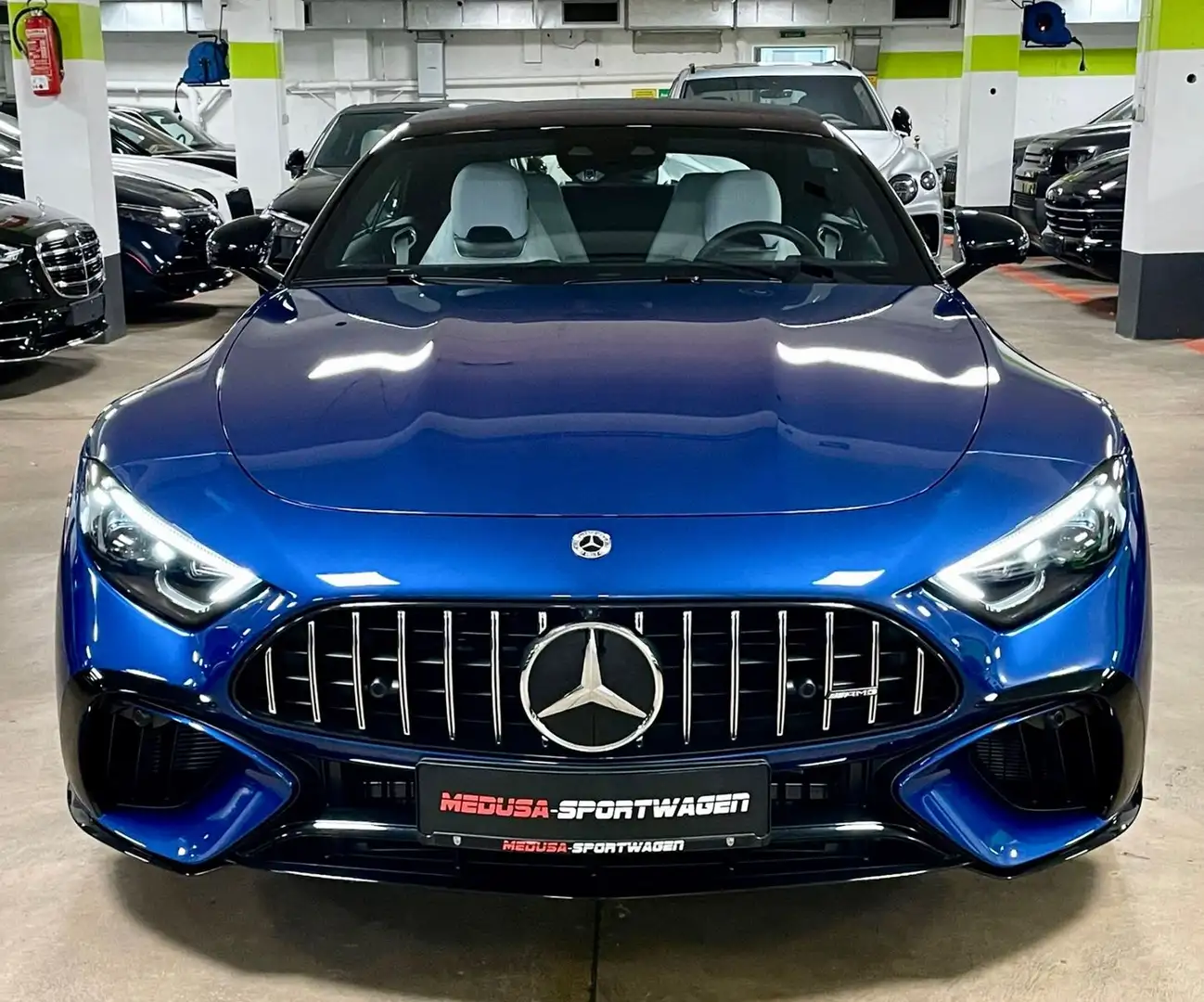 Mercedes-Benz SL 63 AMG SL63 AMG EXCLUSIV CARBON BURMESTER MASSAGE FULL! Modrá - 2