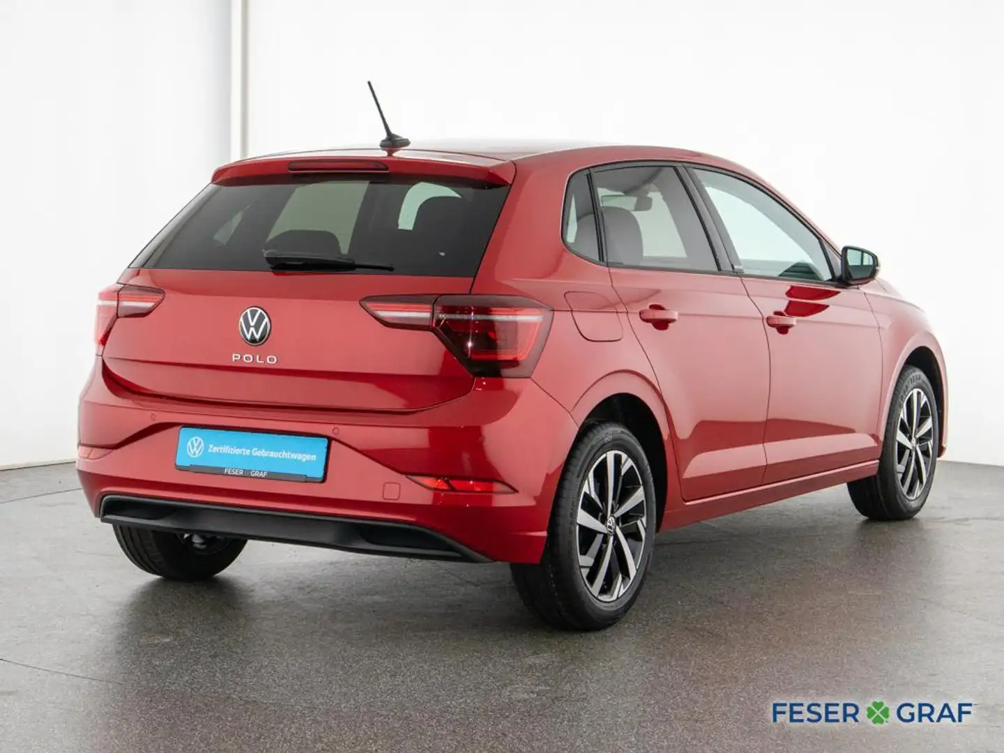 Volkswagen Polo 1.0 TSI Move DSG IQ-Light / AHK / PDC / Sitzheizun Rot - 2