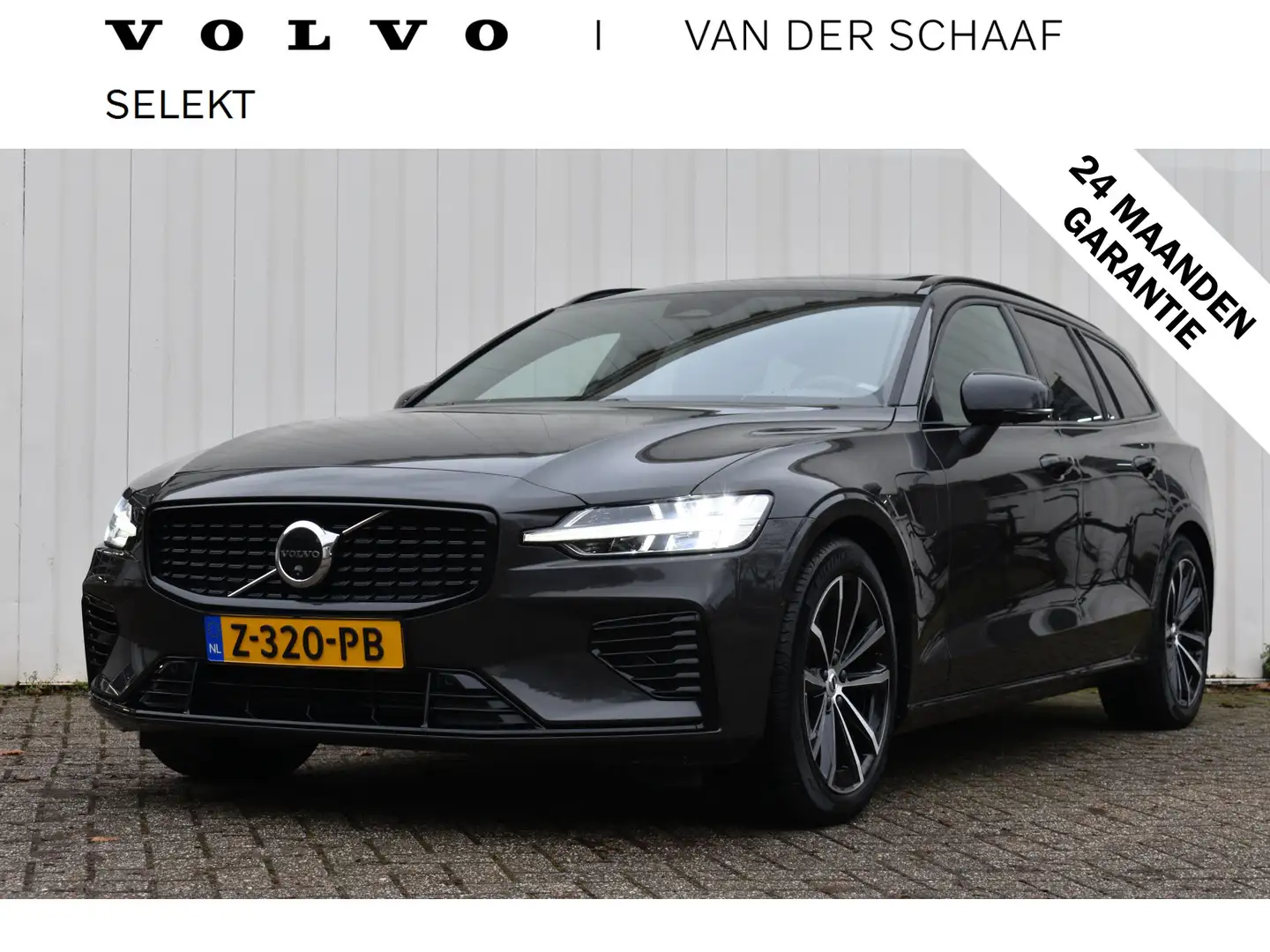 Volvo V60 T6 Plug-in hybrid AWD Plus Dark | 360° Camera | Sc Grijs - 1