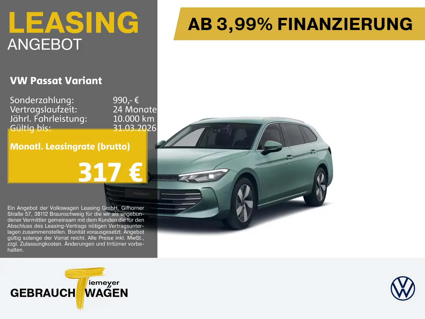 Volkswagen Passat Variant 1.5 eTSI DSG BUSINESS KAMERA AHK Grün - 1