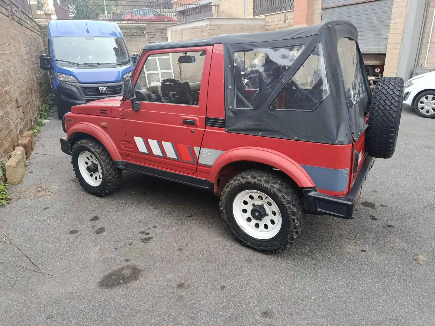 Suzuki Santana cabrio Rot - 1