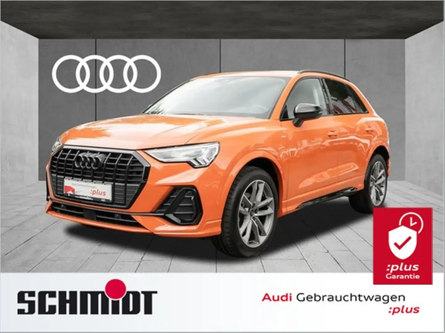 Audi Q3 35 TFSI S line LM19 LED AHK Sportsitze Orange - 1