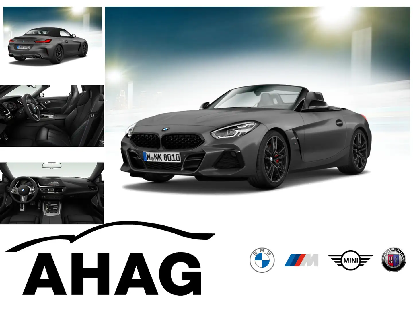 BMW Z4 M40i Innovationsp. Sport Aut. Klimaaut. PDC Grau - 1