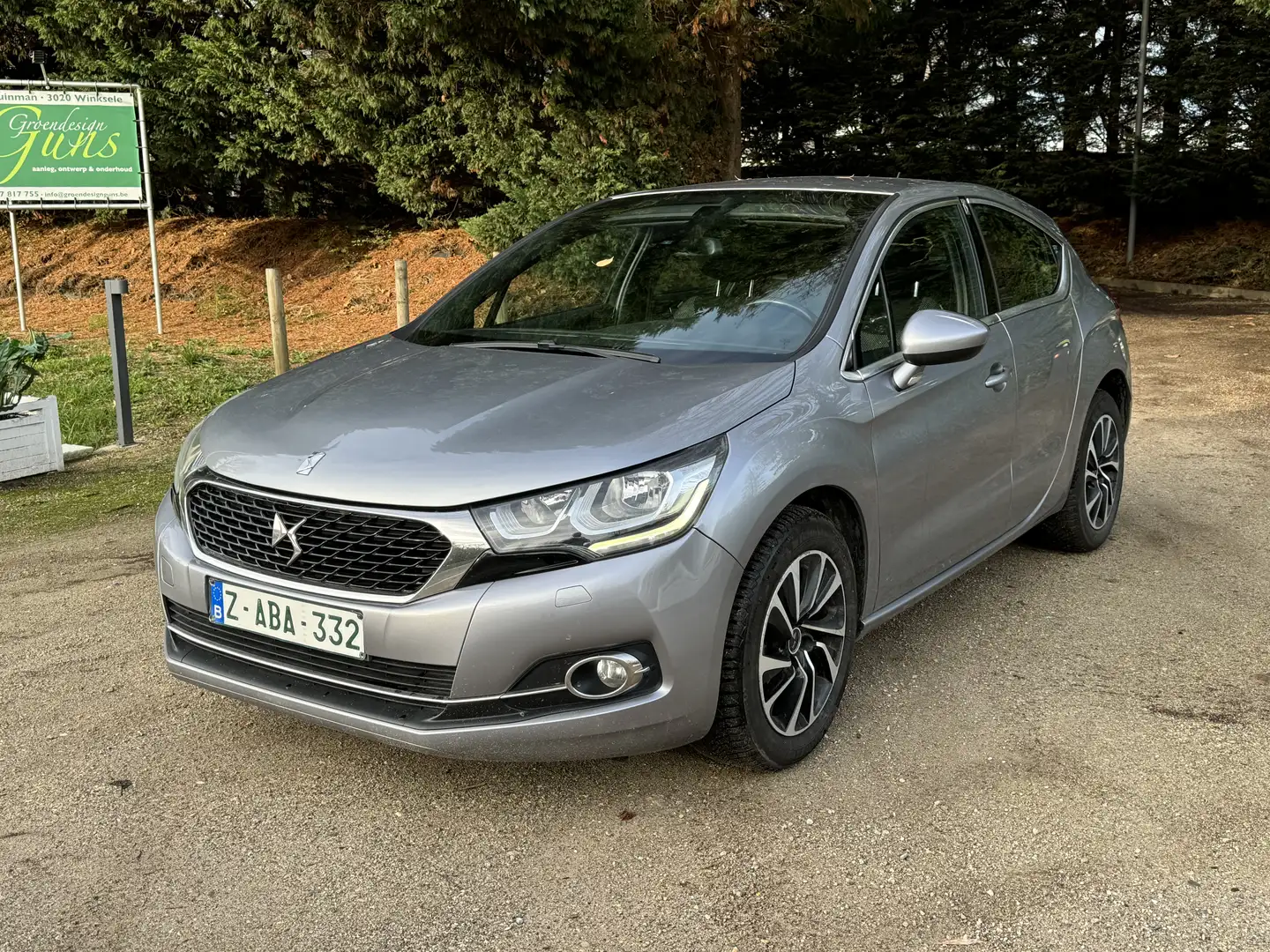 Citroen DS4 1.6 hdi , airco , gps , 120.000km , ct ok carpas ! Argent - 1