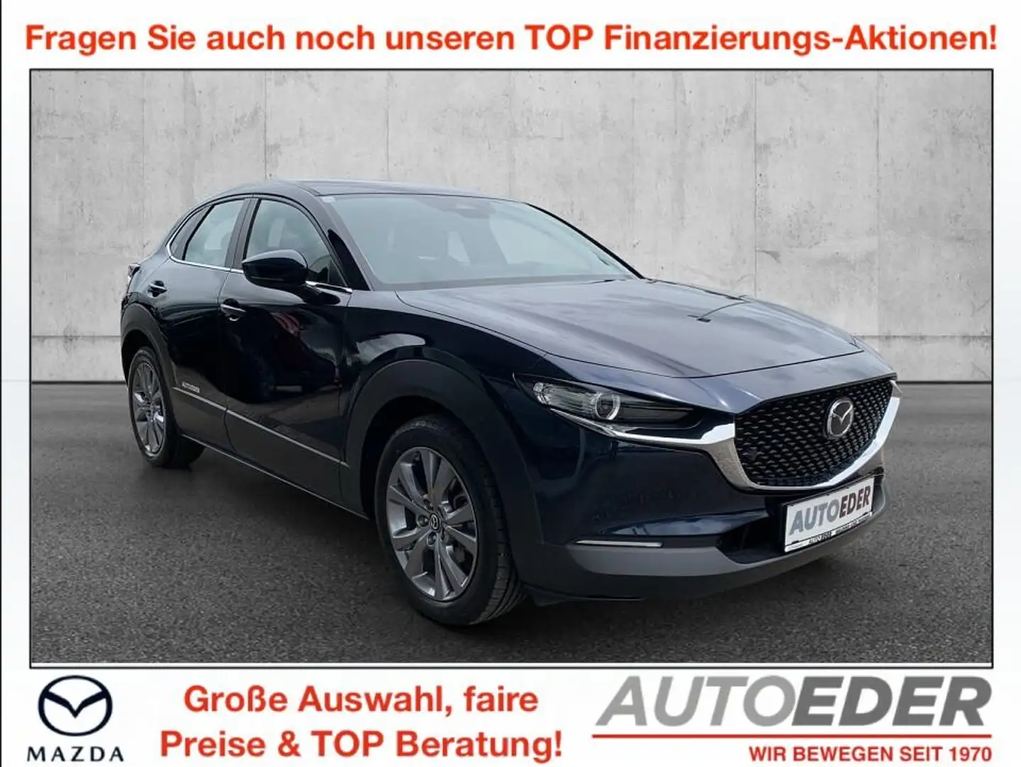 Mazda CX-30 e-Skyactive G140 Centre-Line Blau - 1