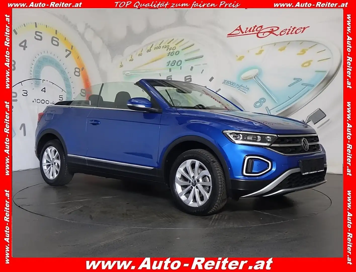 Volkswagen T-Roc Cabrio 1,0 TSI Style *ACC, NAVI, LED* Blau - 1
