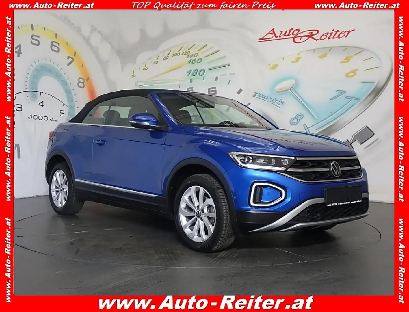 Volkswagen T-Roc Cabrio 1,0 TSI Style *ACC, NAVI, LED* Blau - 2