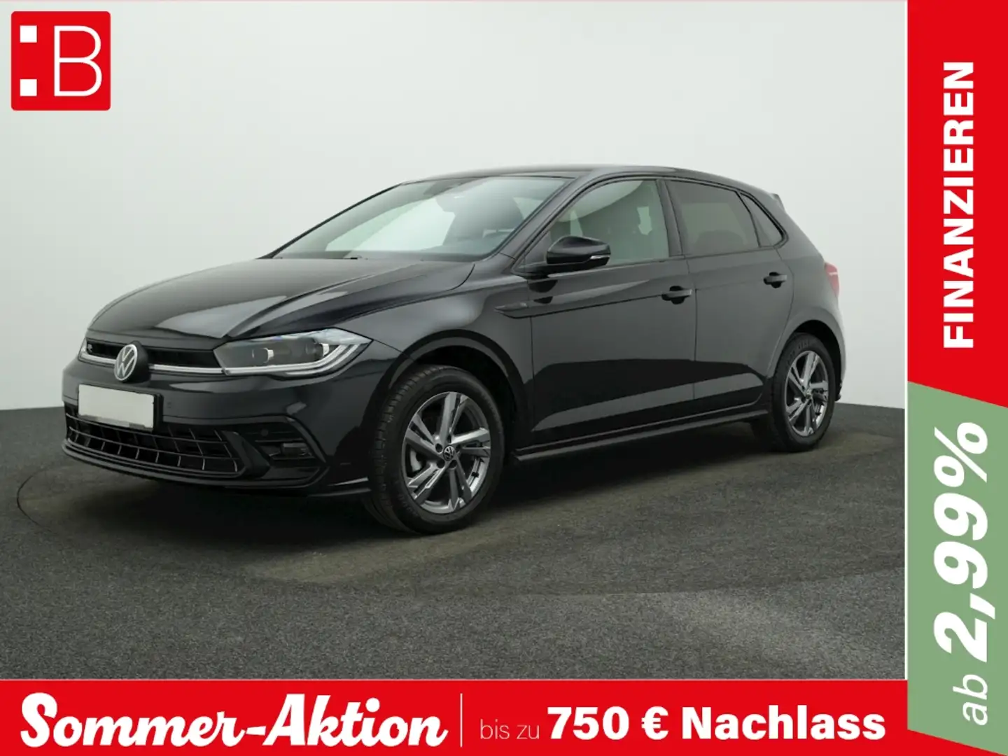 Volkswagen Polo 1.0 TSI R-Line IQ.DRIVE NAVI KAMERA ACC Schwarz - 1