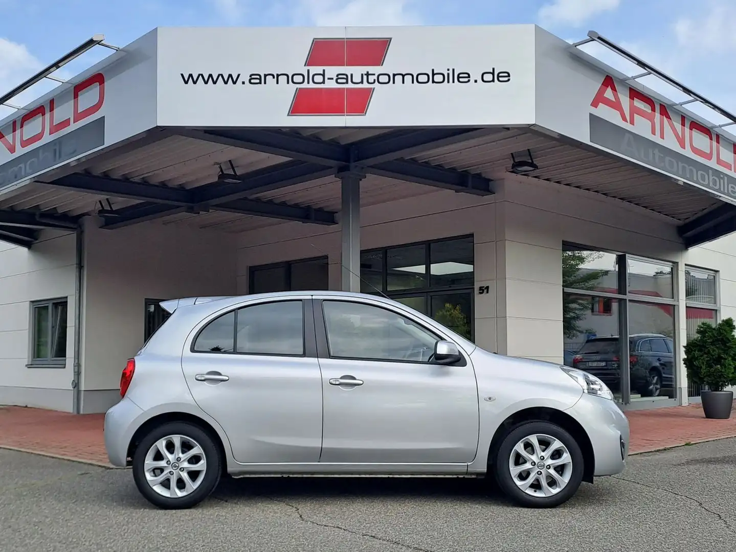 Nissan Micra 1.2 (Klima/Sitzhzg./PDC/Temp./Bluetooth) Zilver - 2
