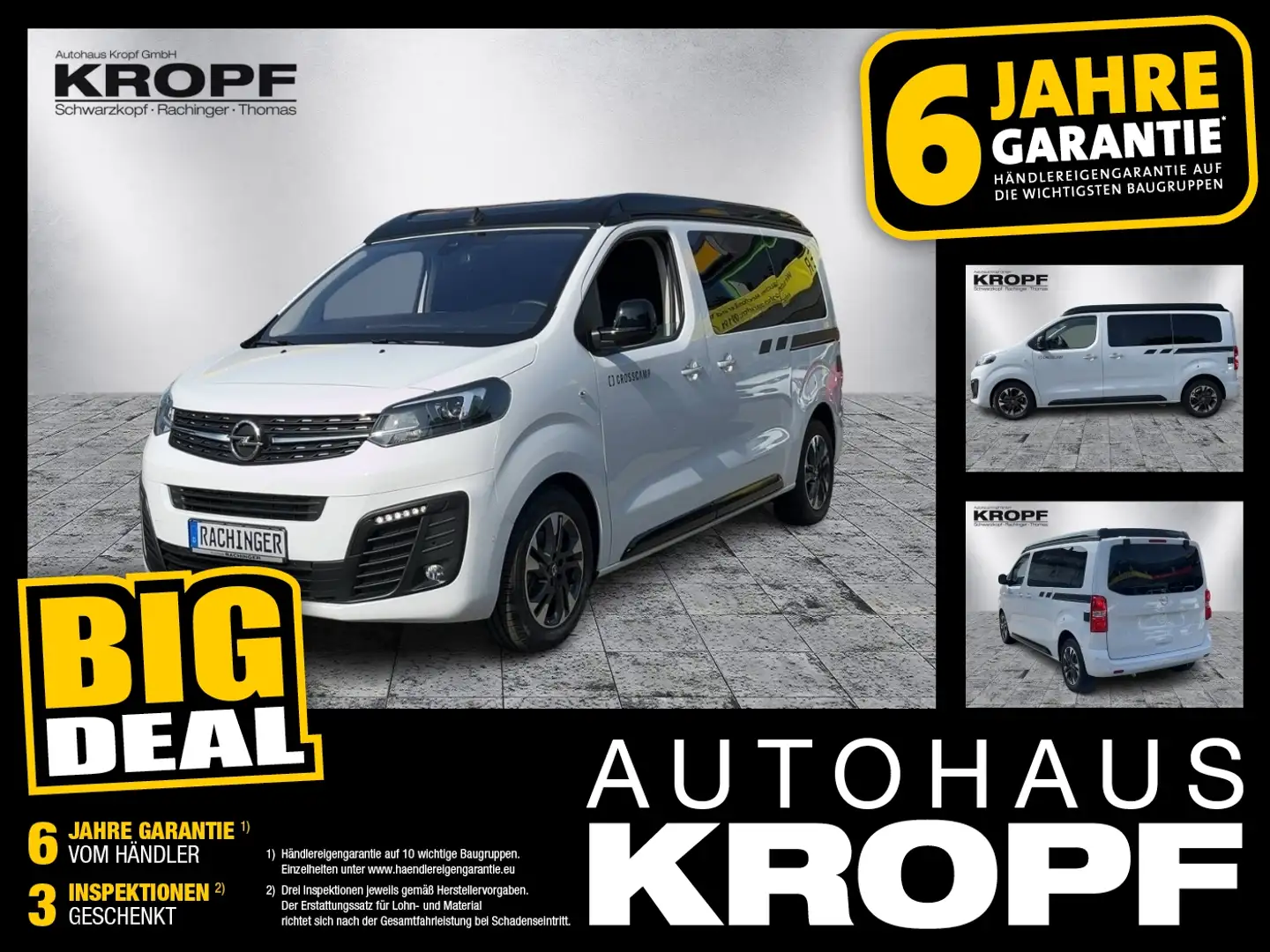 Opel Zafira Life CROSSCAMP 2.0 D NAVI+LED-TAG+SCHLAF Blanc - 1