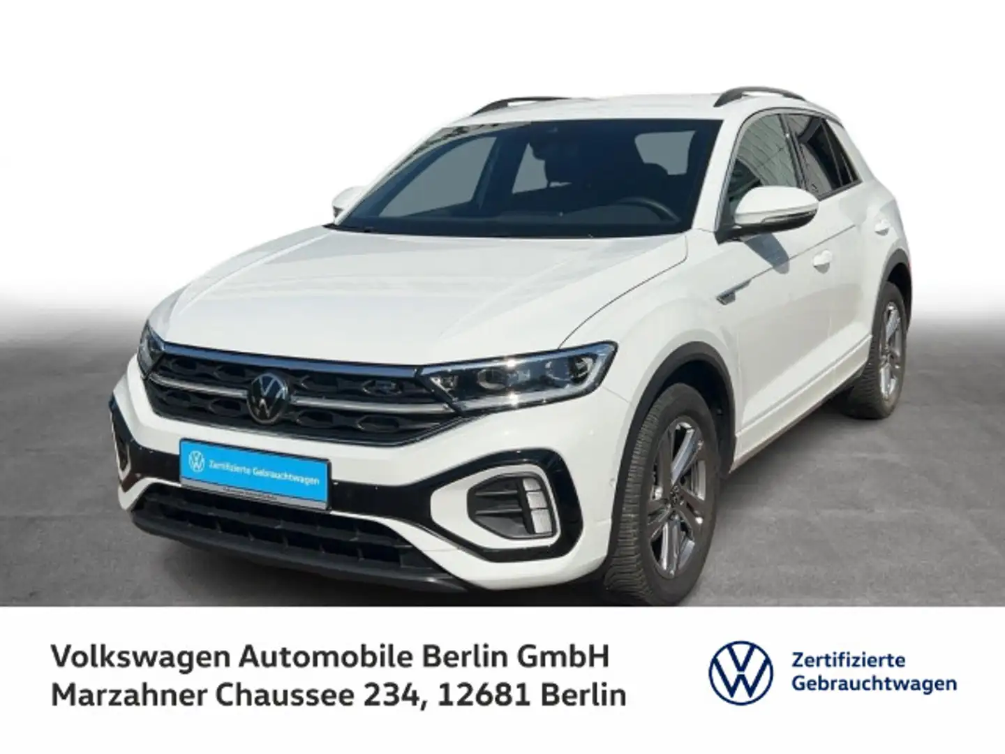 Volkswagen T-Roc 1.5 TSI DSG R-Line Navi LED PDC SHZ Weiß - 1