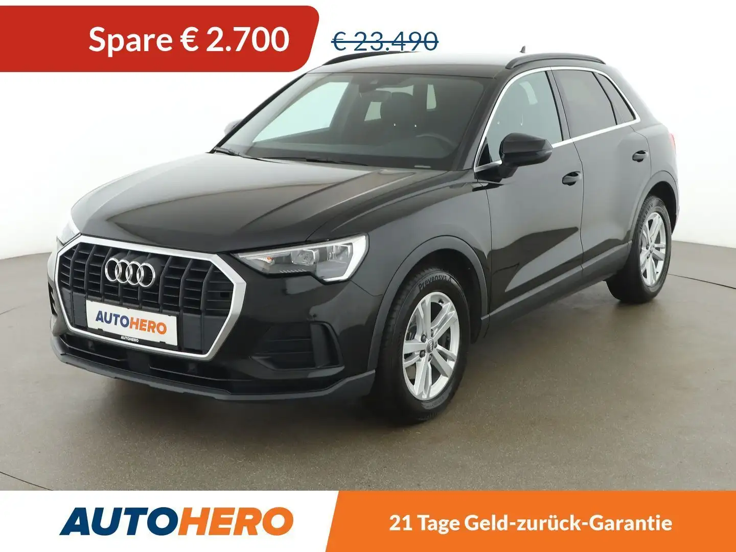 Audi Q3 35 TFSI Aut. *TEMPO*PDC*SPUR*TOT* Schwarz - 1