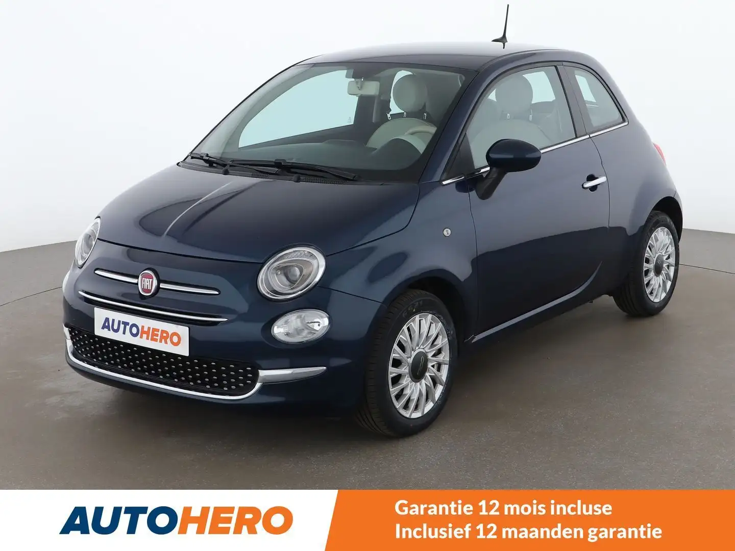 Fiat 500 1.2 Lounge Blauw - 1