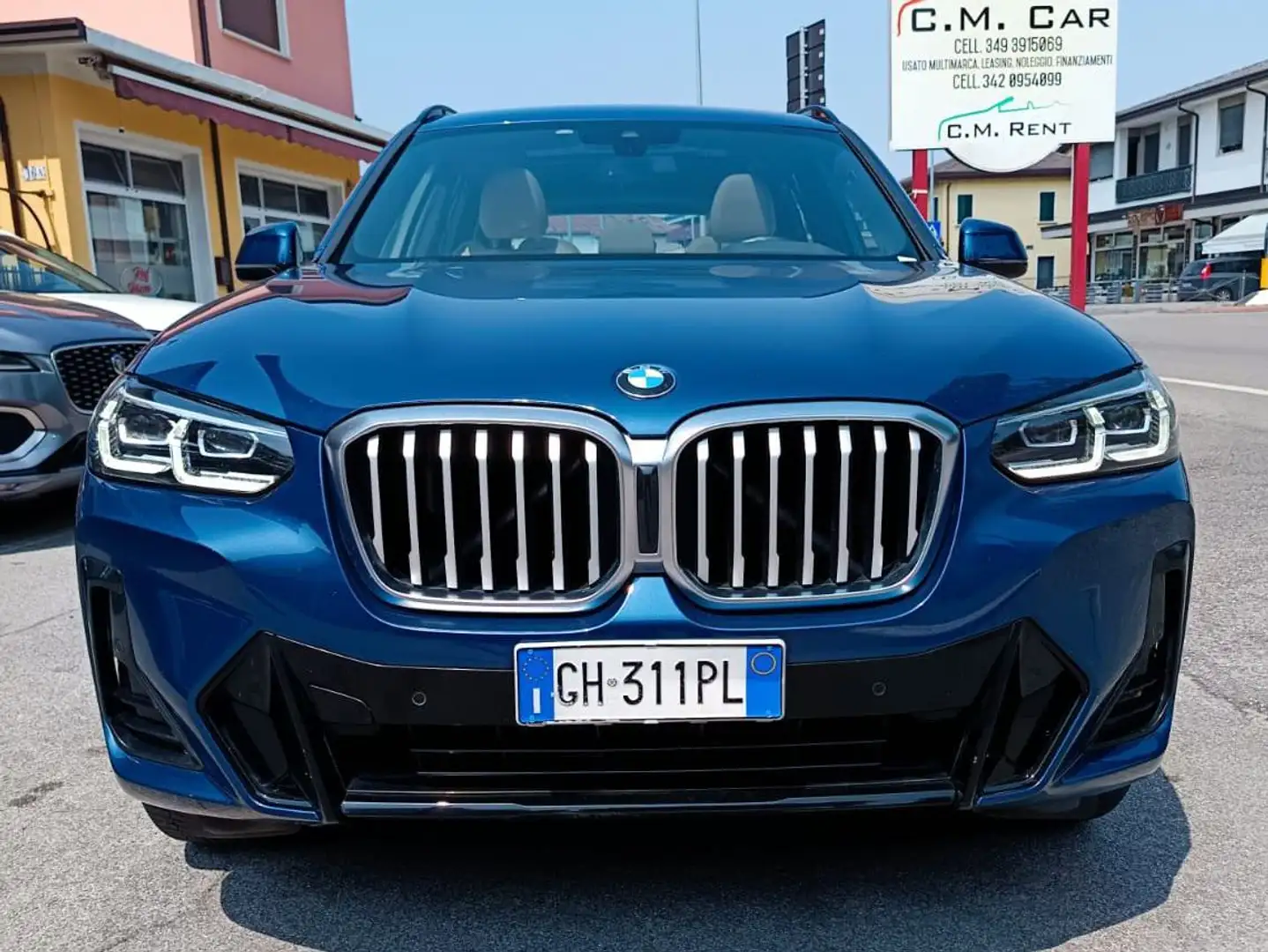 BMW X3 xdrive20d mhev 48V Msport auto Blu/Azzurro - 2