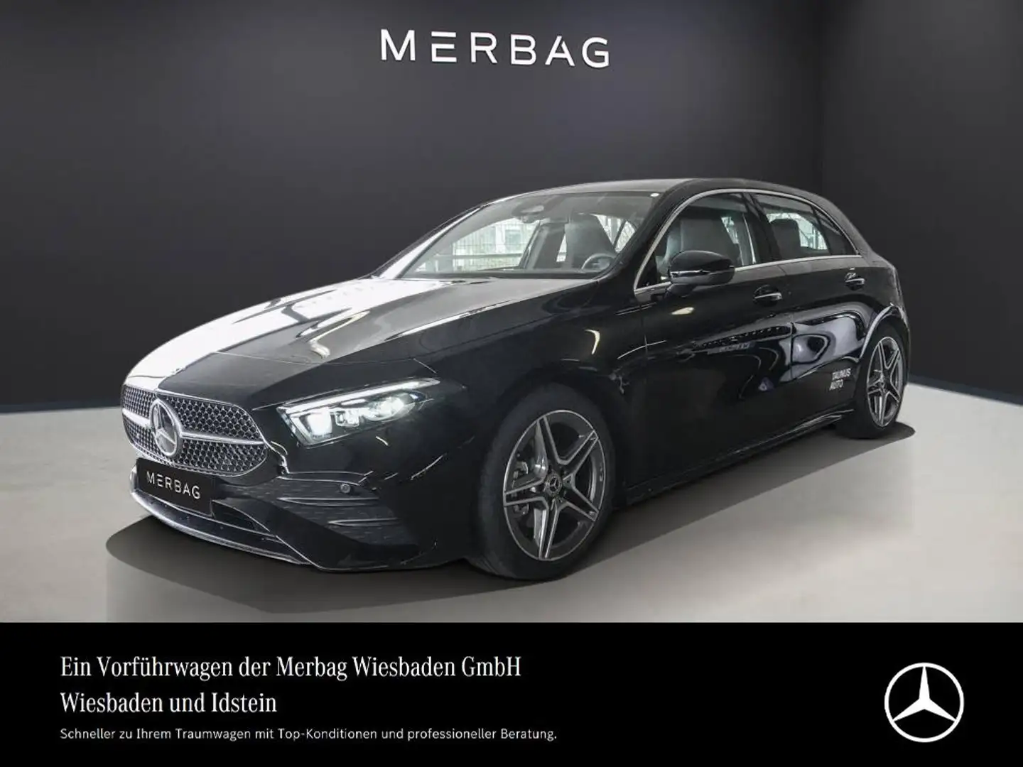 Mercedes-Benz A 200 AMG-DISTRONIC-AHK-MULTIBEAM-UVP 51.400,- Schwarz - 1