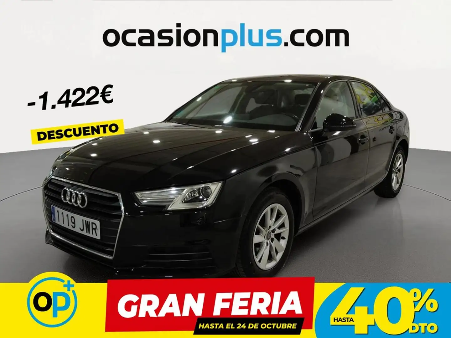 Audi A4 2.0TDI 110kW Negro - 1