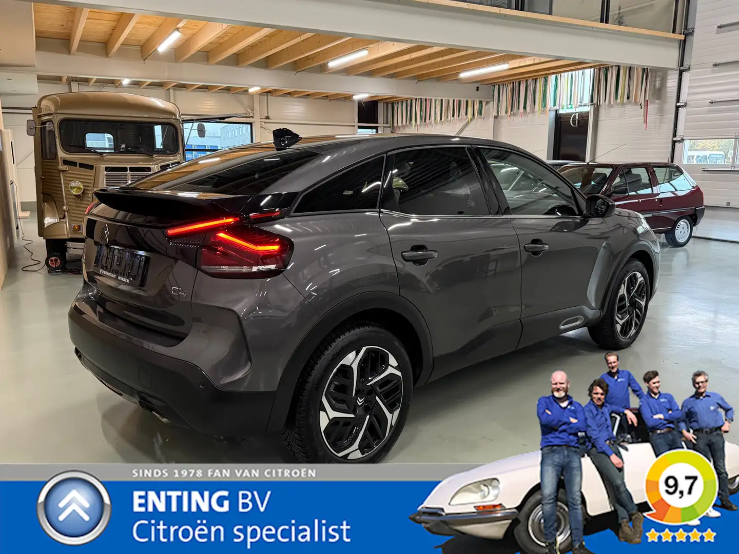 Citroen C4 1.2PT 130 MAX NAVI ECC HEAD UP CAMERA+WINTERPAKKET Gris - 2