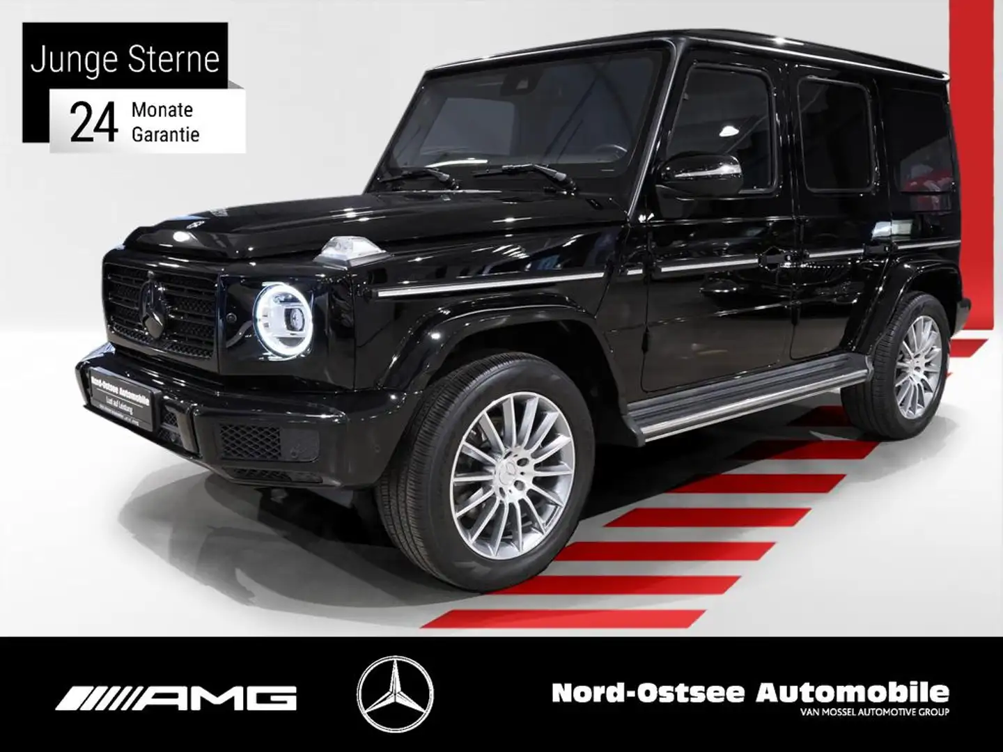 Mercedes-Benz G 350 d STATION AMG  STANDHZ AHK MULTI 360° SD Zwart - 1