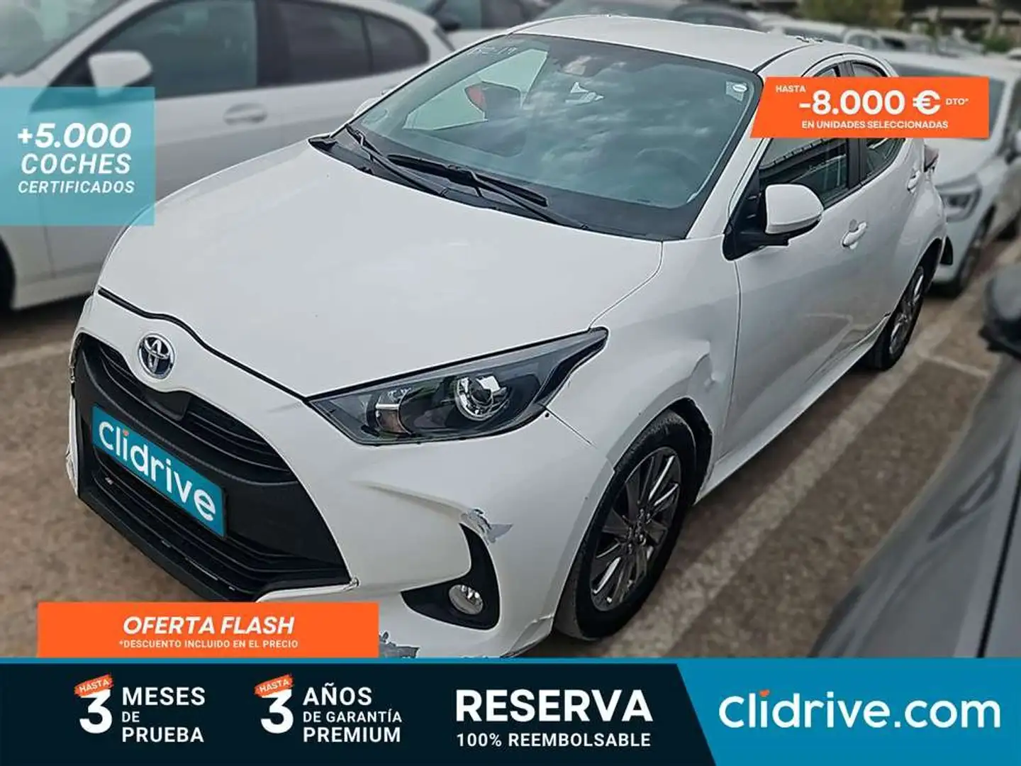 Toyota Yaris 100H 1.5 Active Tech Blanco - 1