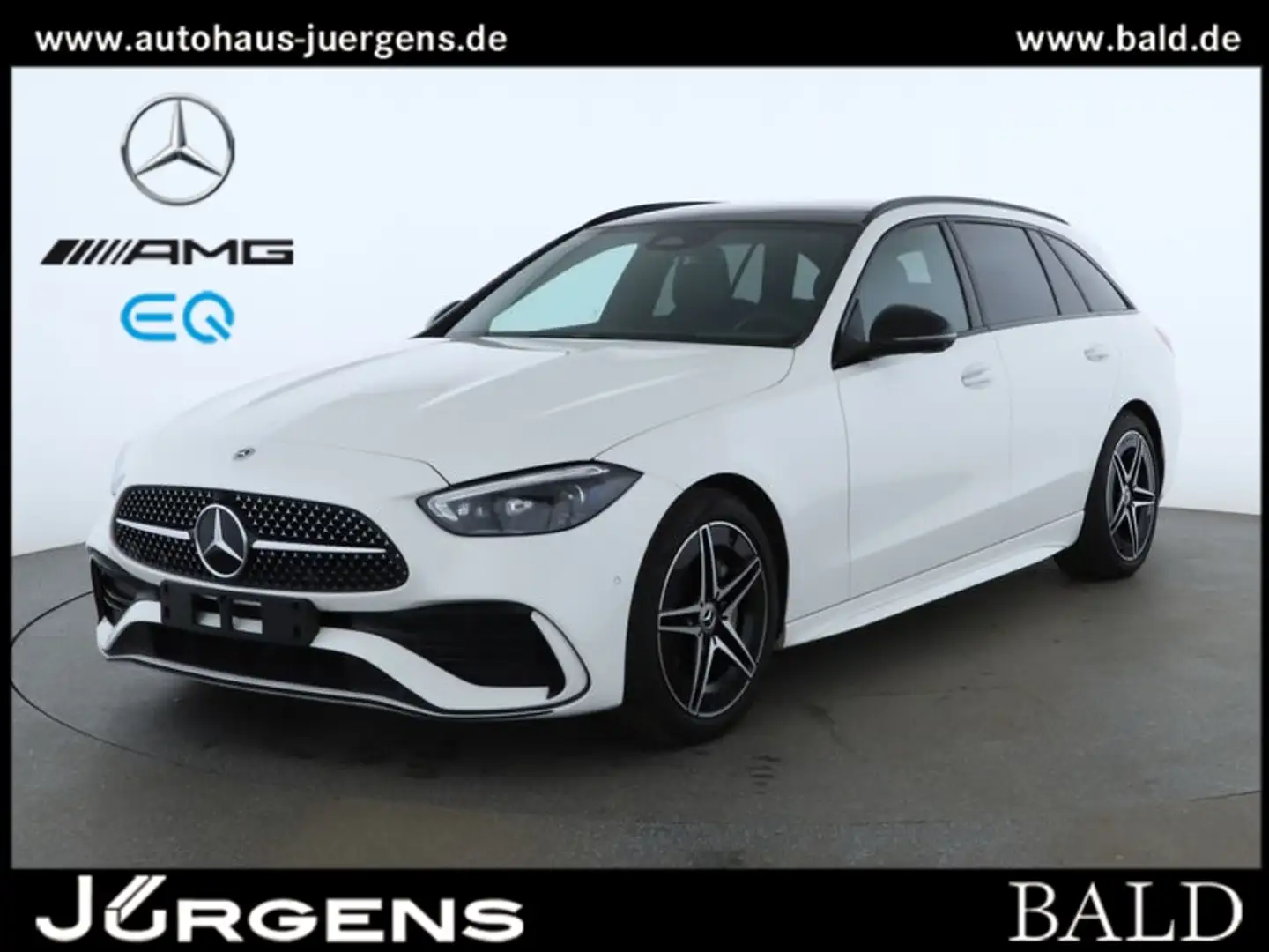 Mercedes-Benz C 300 T AMG/Digital/Pano/360/Memo/Easy/Night/18 Blanc - 2