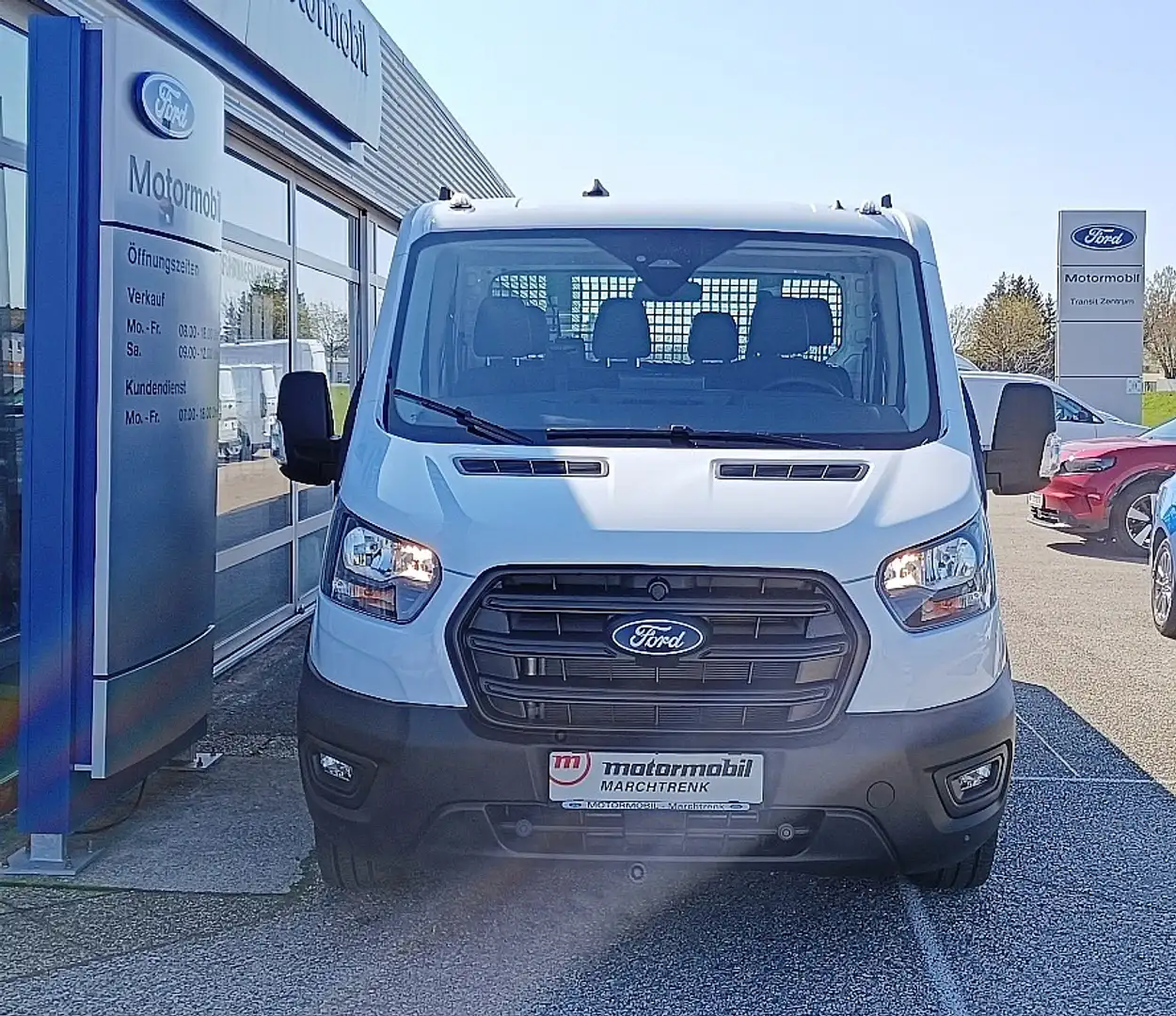 Ford Transit Pritsche DoKa 2,0 EcoBlue L3H1 350 Trend Weiß - 2