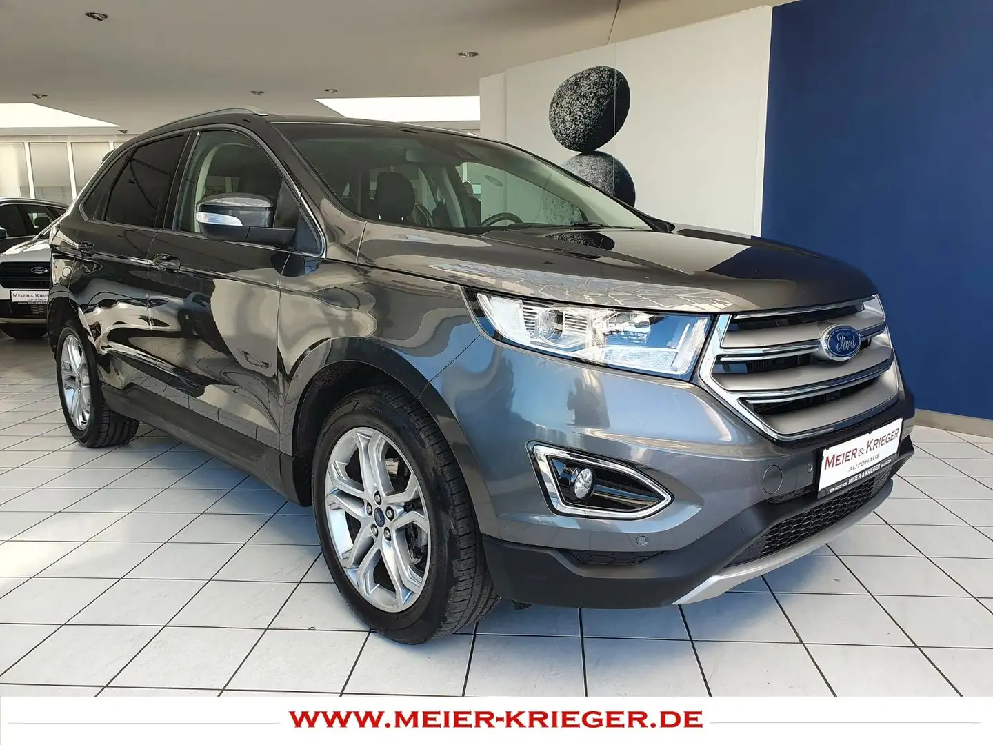 Ford Edge 2.0 TDCi Bi-Turbo Aut. Titanium Leder Šedá - 1