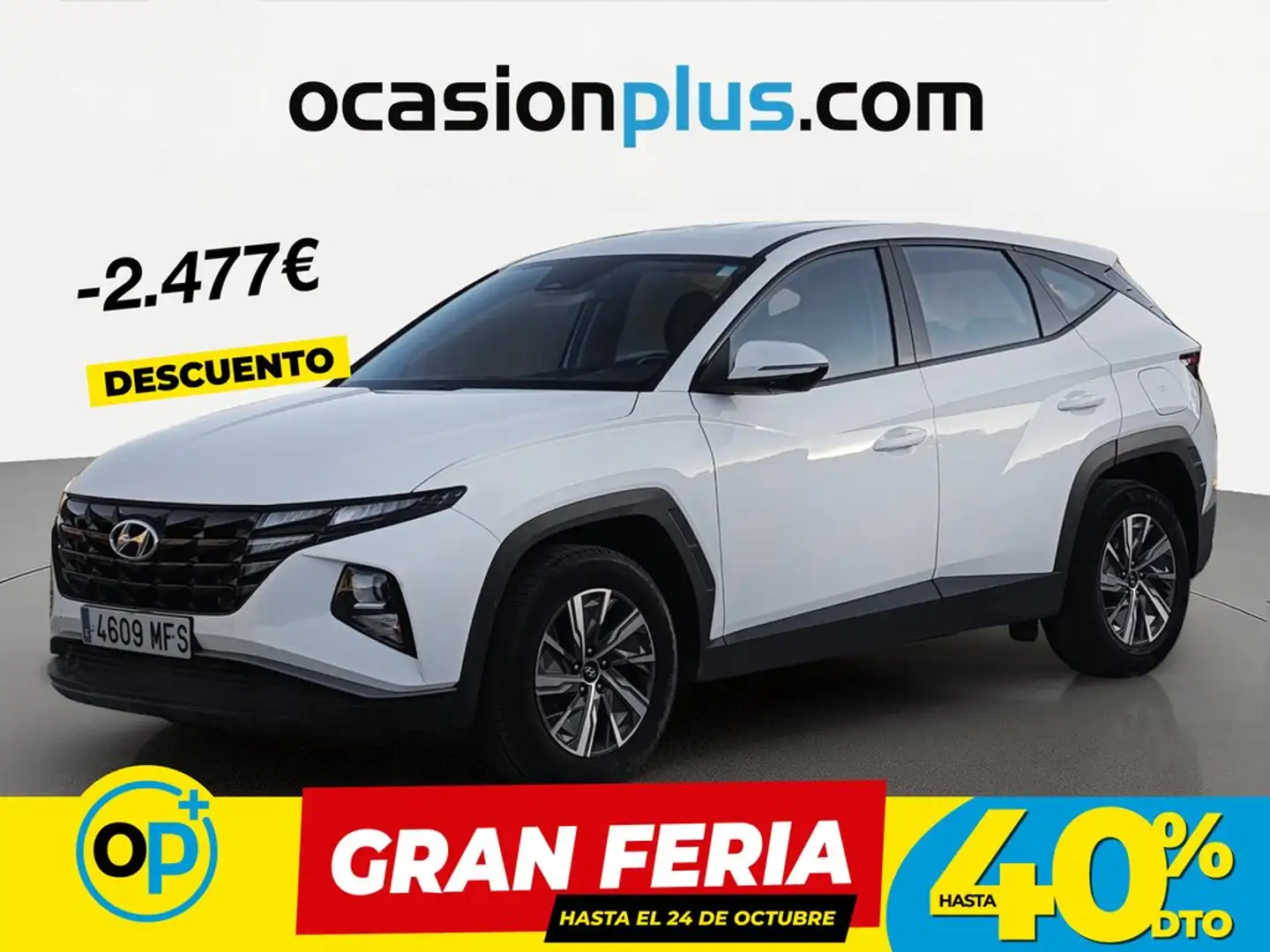Hyundai TUCSON 1.6 TGDI Klass 4x2 Blanco - 1