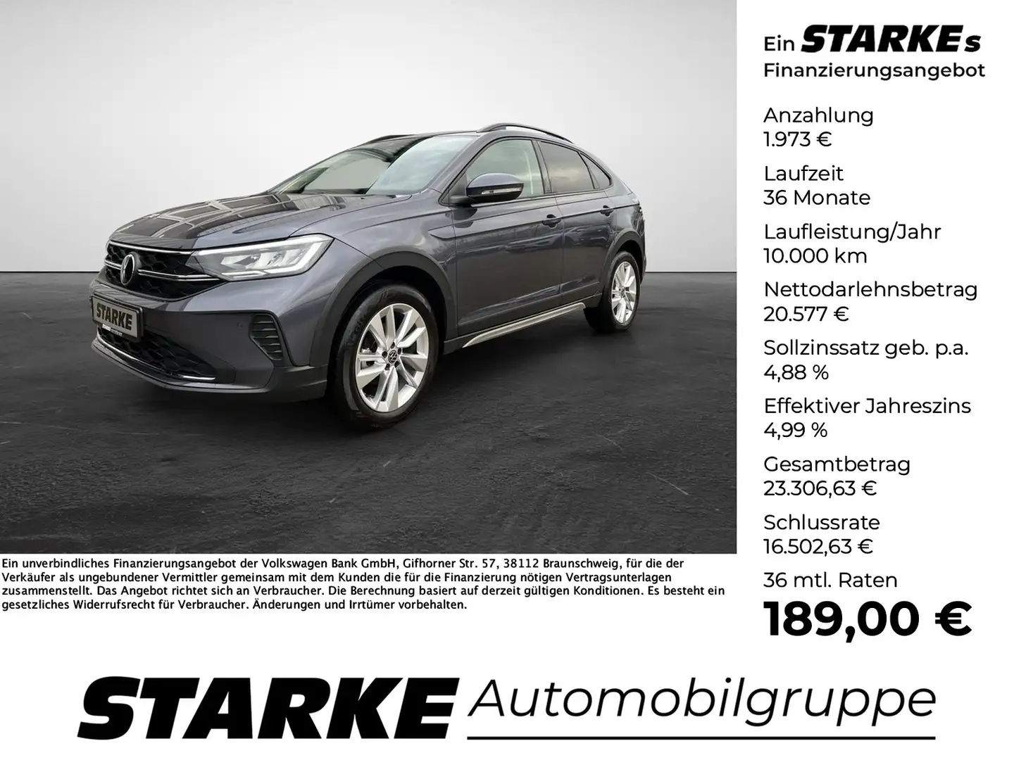 Volkswagen Taigo 1.0 TSI DSG Life Grau - 1