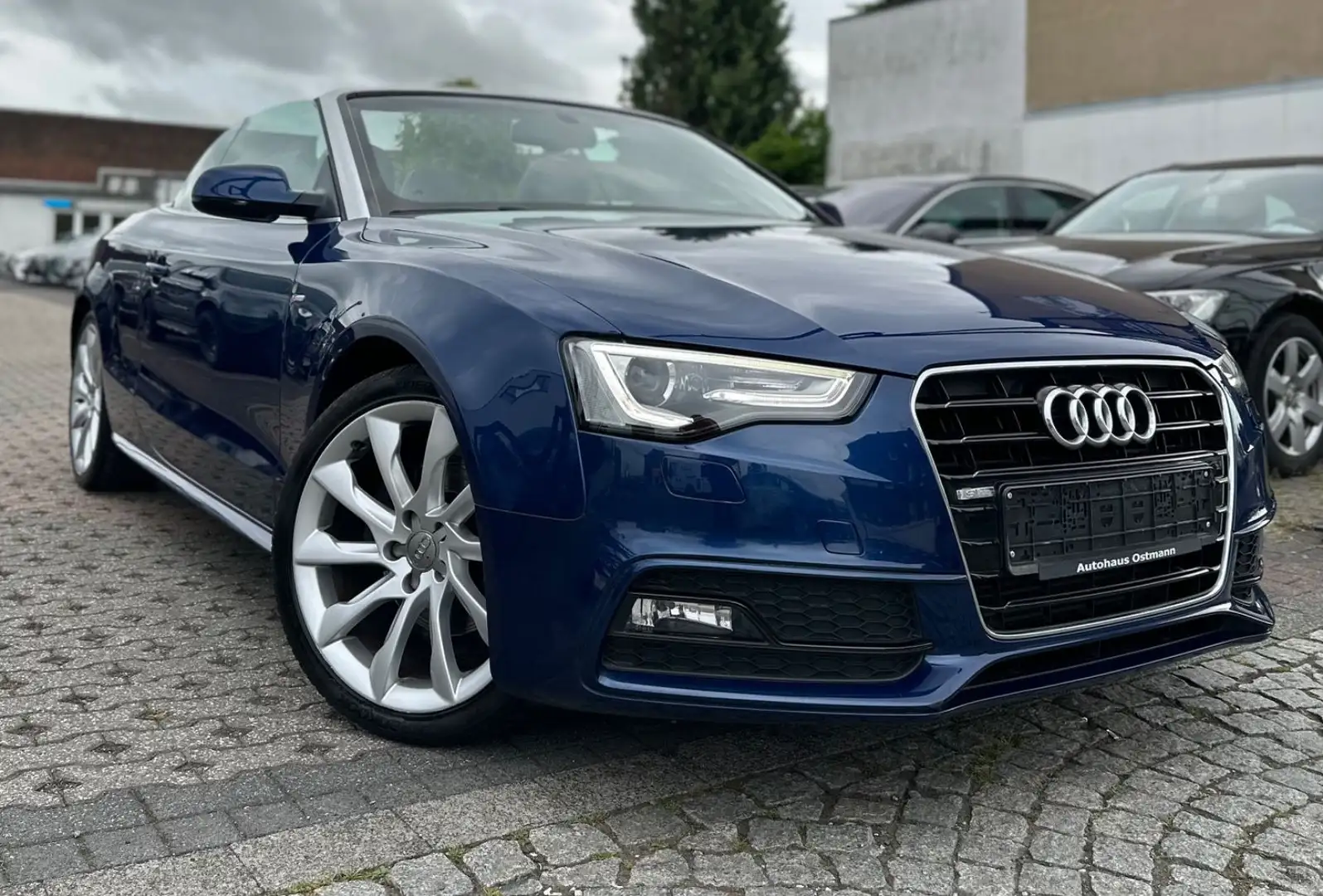 Audi A5 CABRIO *S-LINE-PLUS*ELKTR SITZE-NAVI-ALCANTAR Blu/Azzurro - 1