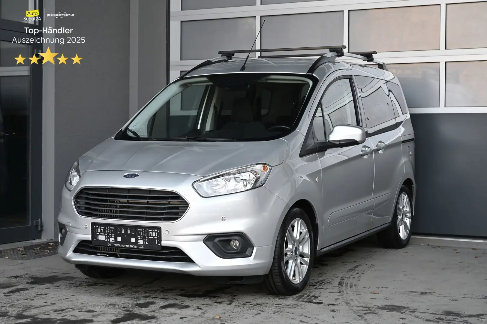 Ford Tourneo Courier 1.0 EcoBoost Titanium  Pickerl NEU Grau - 1