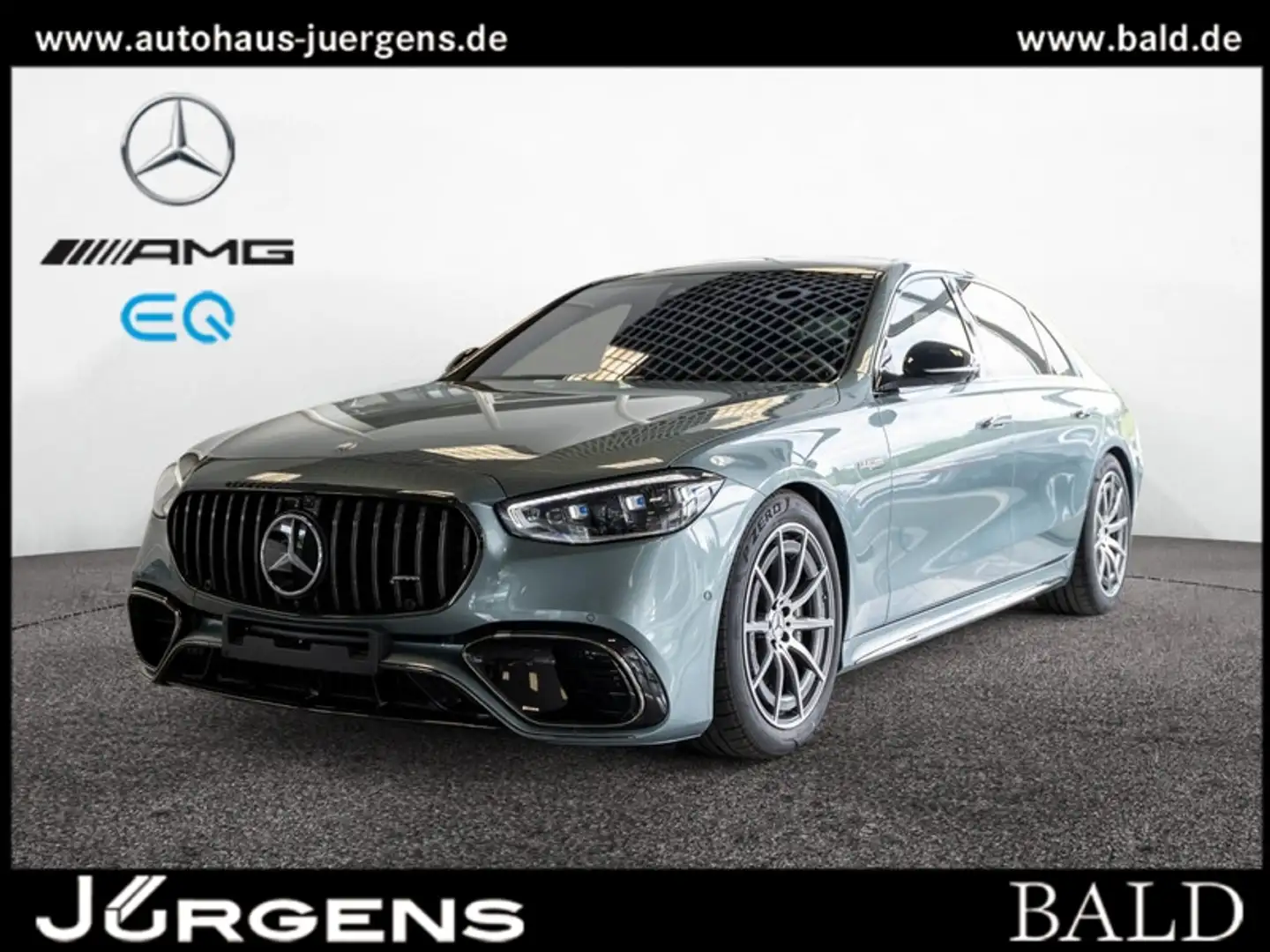 Mercedes-Benz S 63 AMG E Performance L MANUFAKTUR/Pano/Burm/20 Argent - 1