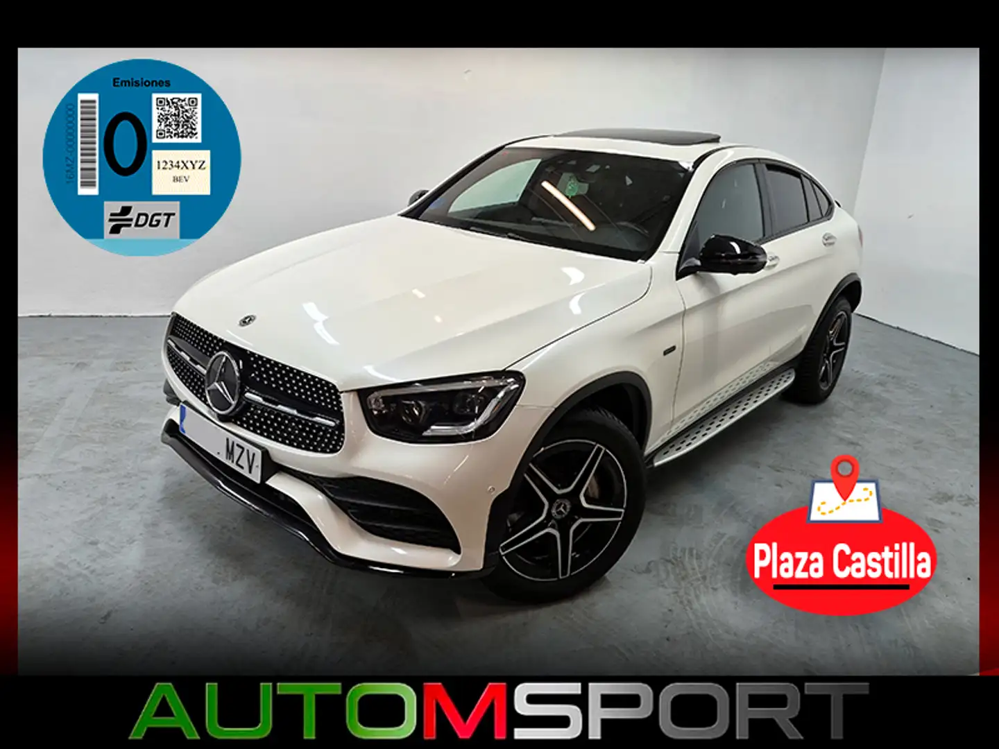 Mercedes-Benz GLC 300 Coupé 300de 4Matic Blanco - 1