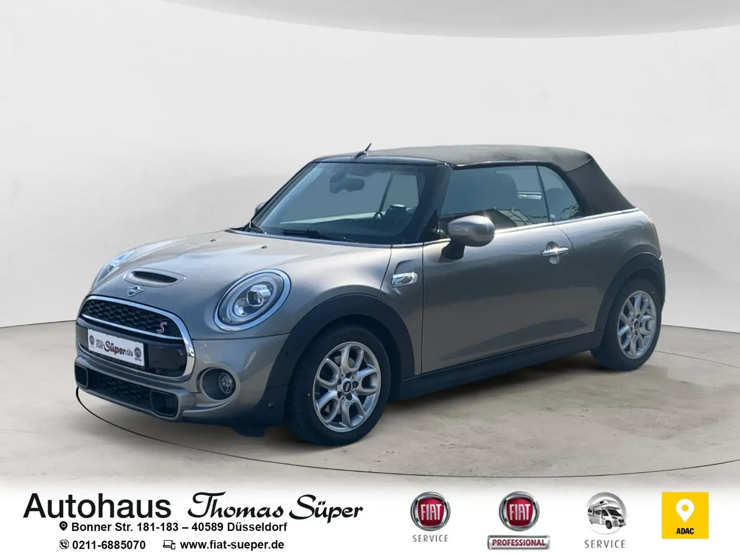 MINI Cooper S Cabrio Cooper S Cabrio Leder Sportsitze Sitz-Hzg Navi PDC Gris - 1