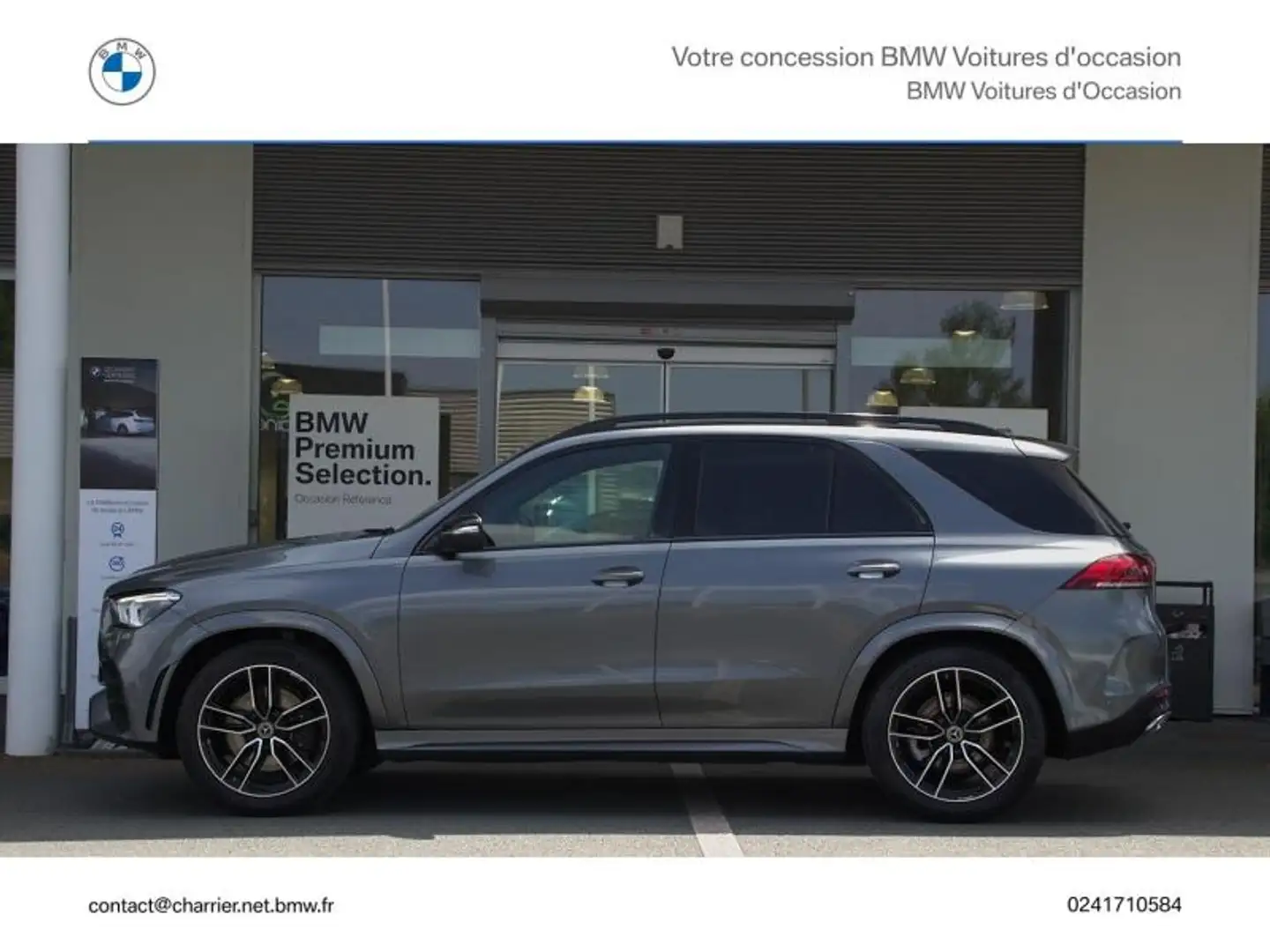 Mercedes-Benz GLE 300 300 d 245ch AMG Line 4Matic 9G-Tronic Gris - 2