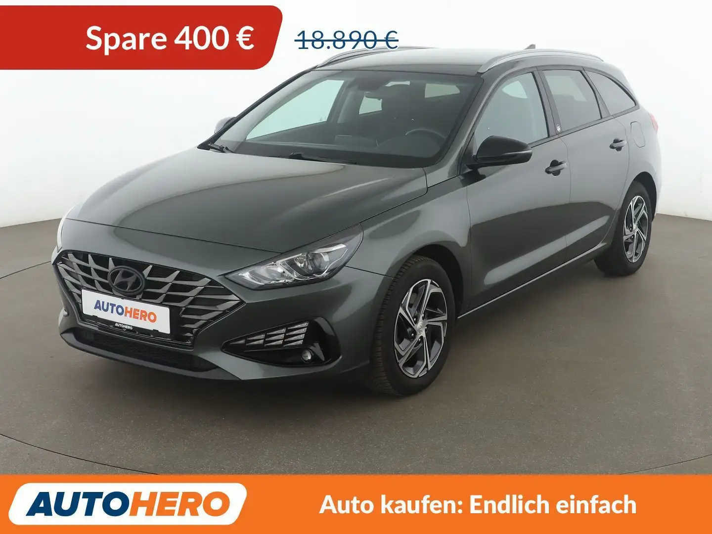 Hyundai i30 1.0 T-GDI Edition 30*TEMPO*CAM*PDC*CARPLAY*AHK* Gris - 1
