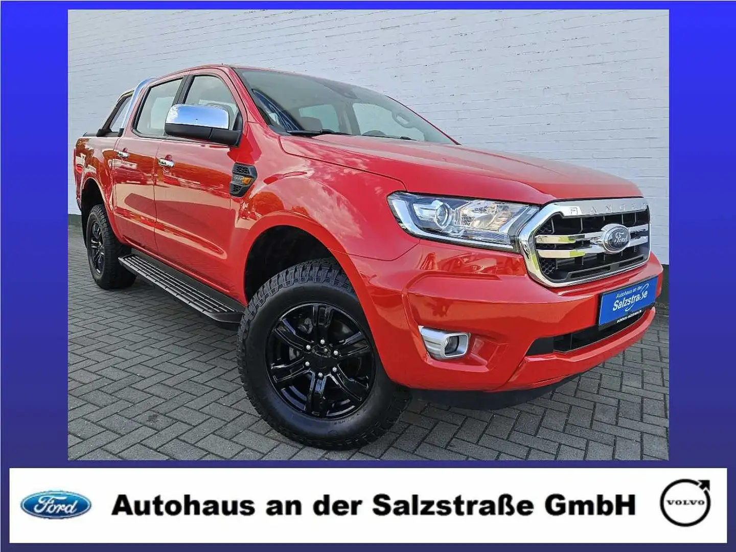 Ford Ranger DoKa XLT*AHK*WiPa*PDC*Navi*Rollo*AT-Reifen* Rouge - 1