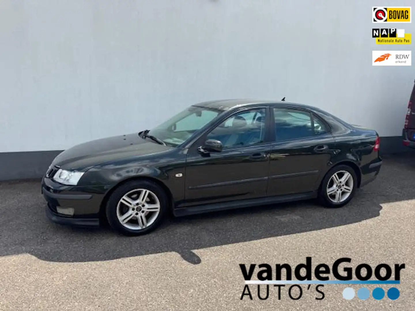 Saab 9-3 Sport Sedan 1.8t Optic, '03, airco, cruise control Groen - 1