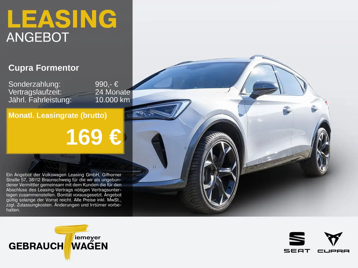 CUPRA Formentor 1.5 TSI DSG LM19 NAVI+ FULL-LINK 360 W Blanc - 1
