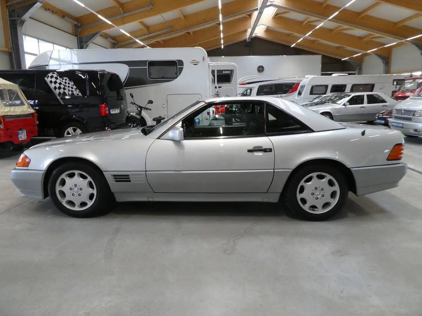 Mercedes-Benz SL 320 Orig.55Tkm, 1.Hand H-Kennzeichen Stříbrná - 2