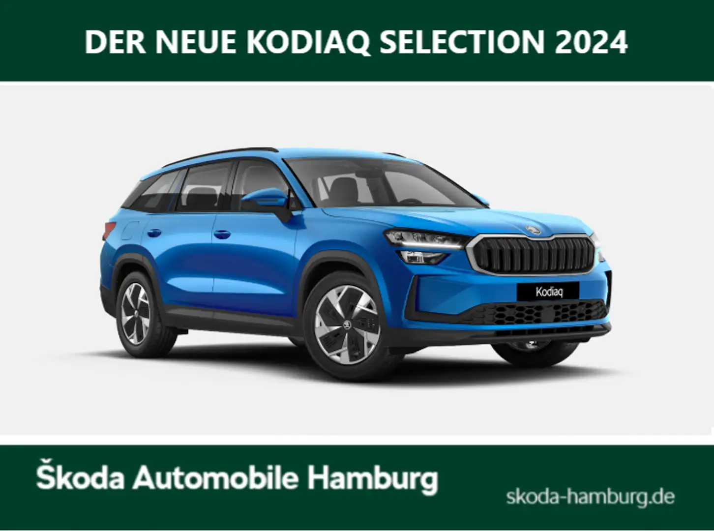 Skoda Kodiaq Selection - 2.0 TDI 142 kW 7-Gang aut. 4x4 - NEUES Blau - 1