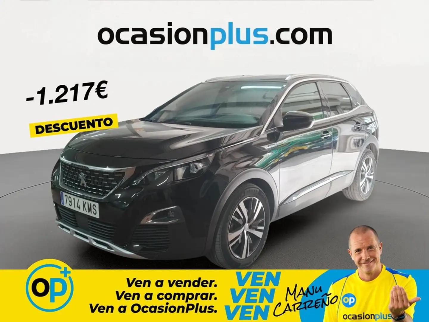 Peugeot 3008 1.5BlueHDi GT Line S&S 130 Negro - 1